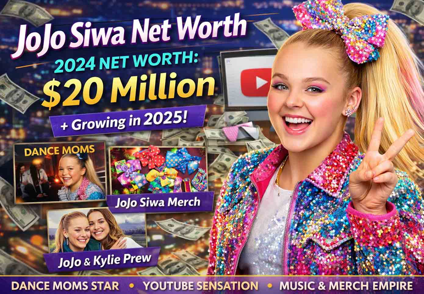 JoJo Siwa all data in image